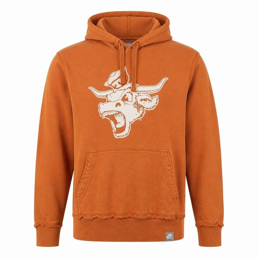 Nike Texas Longhorns Hoodie Mens M Orange Bevo College Vault Pullover NCAA Retro
